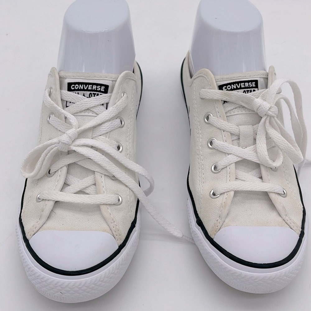 Converse White Canvas Sneakers - Picture 2 of 9